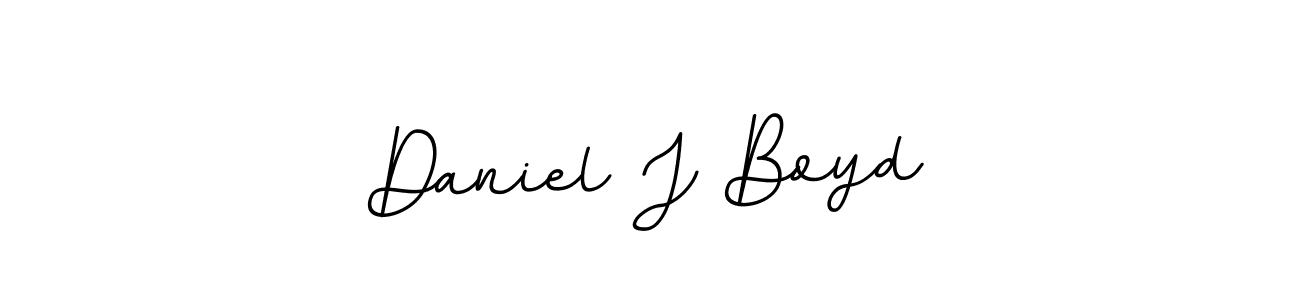 Use a signature maker to create a handwritten signature online. With this signature software, you can design (BallpointsItalic-DORy9) your own signature for name Daniel J Boyd. Daniel J Boyd signature style 11 images and pictures png