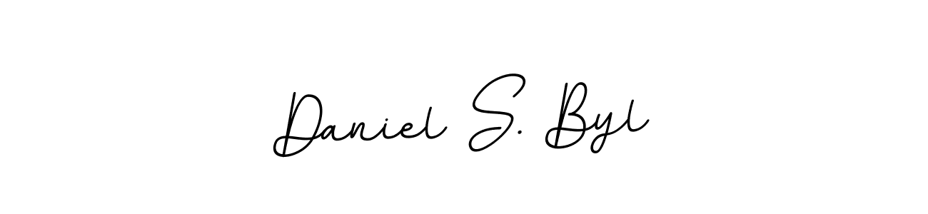 It looks lik you need a new signature style for name Daniel S. Byl. Design unique handwritten (BallpointsItalic-DORy9) signature with our free signature maker in just a few clicks. Daniel S. Byl signature style 11 images and pictures png