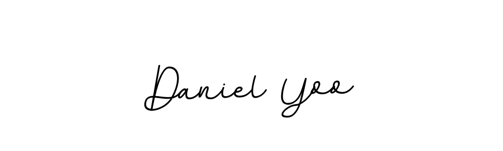 Use a signature maker to create a handwritten signature online. With this signature software, you can design (BallpointsItalic-DORy9) your own signature for name Daniel Yoo. Daniel Yoo signature style 11 images and pictures png