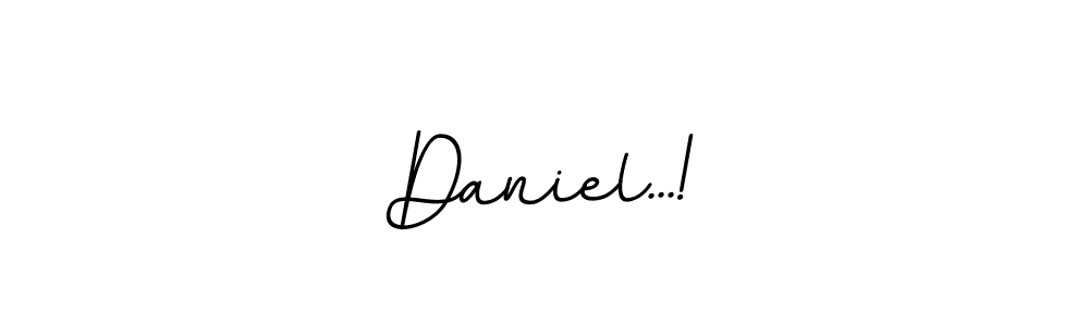 The best way (BallpointsItalic-DORy9) to make a short signature is to pick only two or three words in your name. The name Daniel...! include a total of six letters. For converting this name. Daniel...! signature style 11 images and pictures png