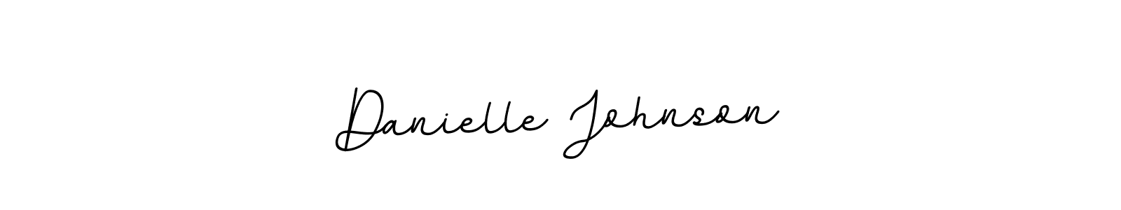 How to make Danielle Johnson name signature. Use BallpointsItalic-DORy9 style for creating short signs online. This is the latest handwritten sign. Danielle Johnson signature style 11 images and pictures png