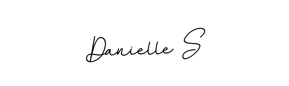 Design your own signature with our free online signature maker. With this signature software, you can create a handwritten (BallpointsItalic-DORy9) signature for name Danielle S. Danielle S signature style 11 images and pictures png
