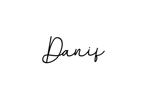 Make a beautiful signature design for name Danif. With this signature (BallpointsItalic-DORy9) style, you can create a handwritten signature for free. Danif signature style 11 images and pictures png