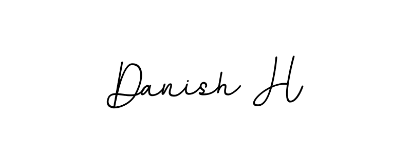 Danish H stylish signature style. Best Handwritten Sign (BallpointsItalic-DORy9) for my name. Handwritten Signature Collection Ideas for my name Danish H. Danish H signature style 11 images and pictures png