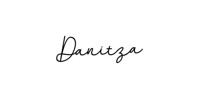 Create a beautiful signature design for name Danitza. With this signature (BallpointsItalic-DORy9) fonts, you can make a handwritten signature for free. Danitza signature style 11 images and pictures png