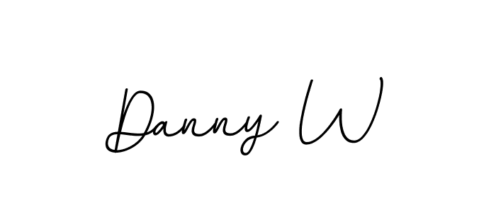 Make a beautiful signature design for name Danny W. With this signature (BallpointsItalic-DORy9) style, you can create a handwritten signature for free. Danny W signature style 11 images and pictures png