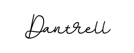 A timeless handwritten aesthetic for Dantrell. The BallpointsItalic-DORy9 font gives your signature a handcrafted feel with natural curves. Dantrell signature style 11 images and pictures png