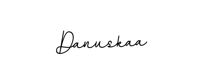 Create a beautiful signature design for name Danuskaa. With this signature (BallpointsItalic-DORy9) fonts, you can make a handwritten signature for free. Danuskaa signature style 11 images and pictures png