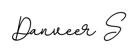 The BallpointsItalic-DORy9 font gives name Danveer S a signature that looks effortless yet distinguished. Download high-res PNG instantly. Danveer S signature style 11 images and pictures png