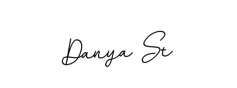 Make a beautiful signature design for name Danya St. With this signature (BallpointsItalic-DORy9) style, you can create a handwritten signature for free. Danya St signature style 11 images and pictures png