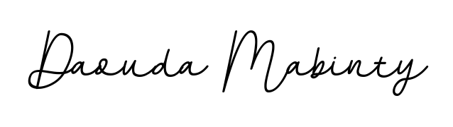 Stand out with a creative autograph for Daouda Mabinty. The BallpointsItalic-DORy9 styling blends modern aesthetics with classic signature flourishes. Daouda Mabinty signature style 11 images and pictures png