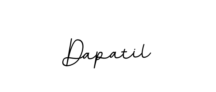 The best way (BallpointsItalic-DORy9) to make a short signature is to pick only two or three words in your name. The name Dapatil include a total of six letters. For converting this name. Dapatil signature style 11 images and pictures png