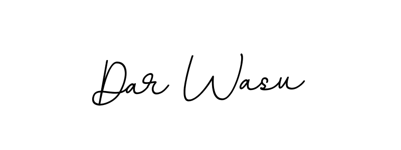 Design your own signature with our free online signature maker. With this signature software, you can create a handwritten (BallpointsItalic-DORy9) signature for name Dar Wasu. Dar Wasu signature style 11 images and pictures png