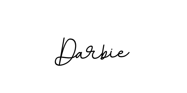 Create a beautiful signature design for name Darbie. With this signature (BallpointsItalic-DORy9) fonts, you can make a handwritten signature for free. Darbie signature style 11 images and pictures png