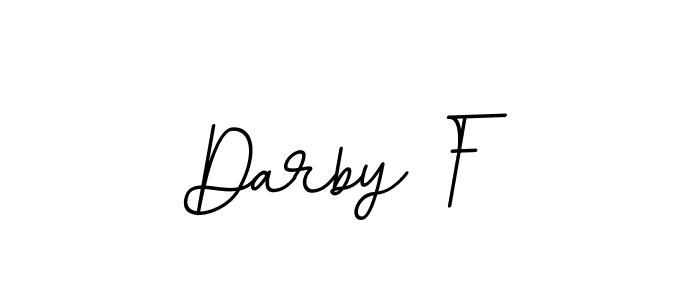 It looks lik you need a new signature style for name Darby F. Design unique handwritten (BallpointsItalic-DORy9) signature with our free signature maker in just a few clicks. Darby F signature style 11 images and pictures png