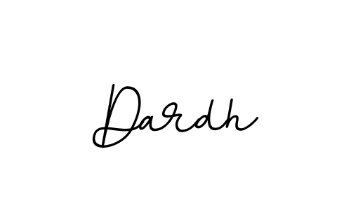 Dardh stylish signature style. Best Handwritten Sign (BallpointsItalic-DORy9) for my name. Handwritten Signature Collection Ideas for my name Dardh. Dardh signature style 11 images and pictures png