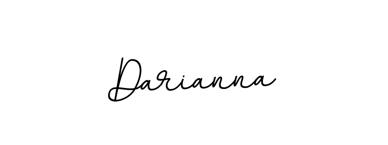 How to make Darianna name signature. Use BallpointsItalic-DORy9 style for creating short signs online. This is the latest handwritten sign. Darianna signature style 11 images and pictures png