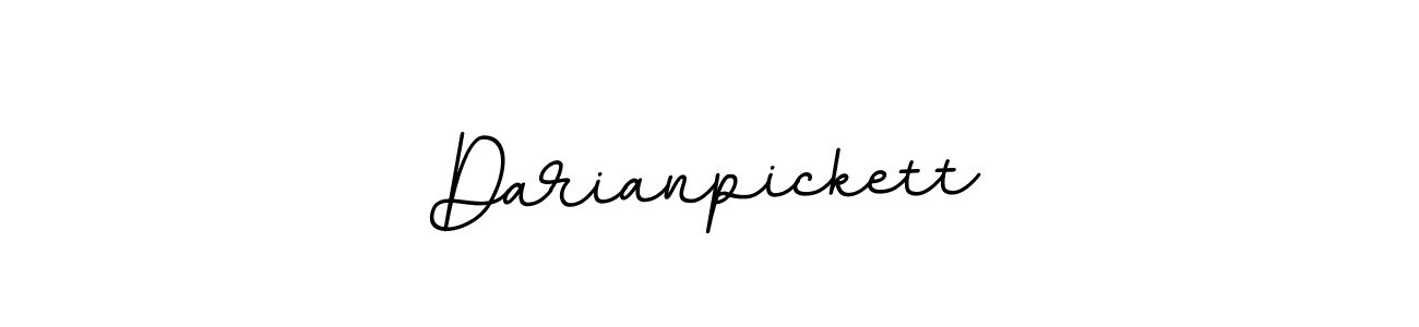 Design your own signature with our free online signature maker. With this signature software, you can create a handwritten (BallpointsItalic-DORy9) signature for name Darianpickett. Darianpickett signature style 11 images and pictures png