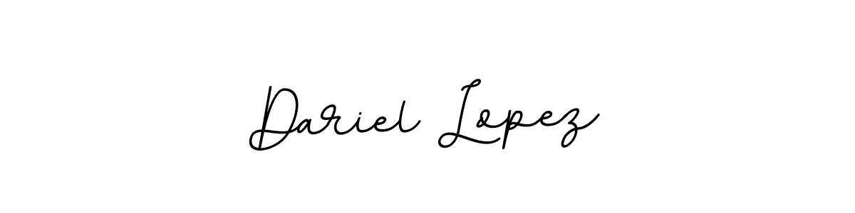 Dariel Lopez stylish signature style. Best Handwritten Sign (BallpointsItalic-DORy9) for my name. Handwritten Signature Collection Ideas for my name Dariel Lopez. Dariel Lopez signature style 11 images and pictures png