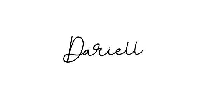 if you are searching for the best signature style for your name Dariell. so please give up your signature search. here we have designed multiple signature styles  using BallpointsItalic-DORy9. Dariell signature style 11 images and pictures png