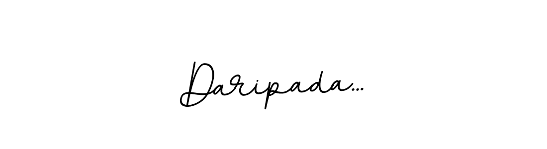 Use a signature maker to create a handwritten signature online. With this signature software, you can design (BallpointsItalic-DORy9) your own signature for name Daripada.... Daripada... signature style 11 images and pictures png