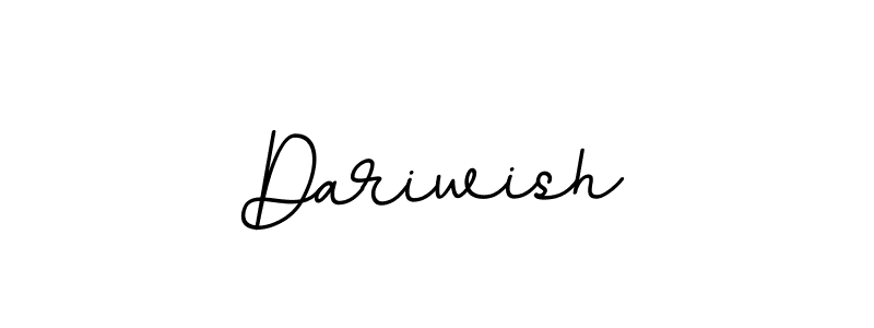 How to make Dariwish name signature. Use BallpointsItalic-DORy9 style for creating short signs online. This is the latest handwritten sign. Dariwish signature style 11 images and pictures png