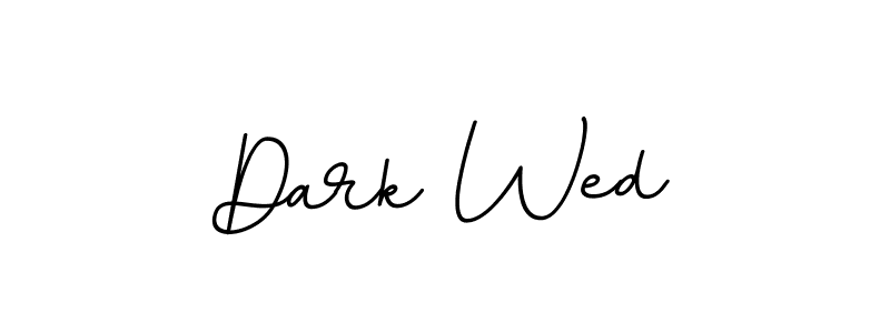 How to make Dark Wed name signature. Use BallpointsItalic-DORy9 style for creating short signs online. This is the latest handwritten sign. Dark Wed signature style 11 images and pictures png
