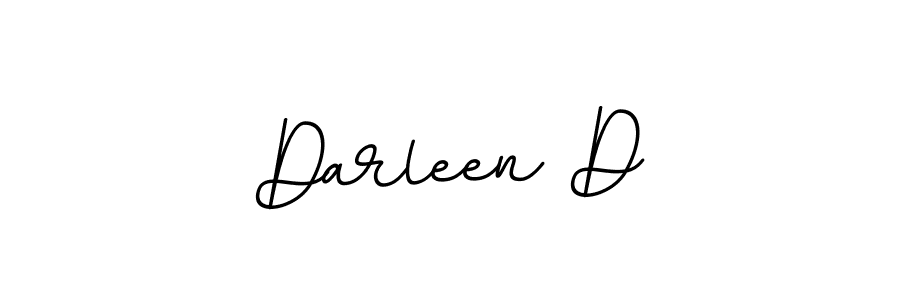 Use a signature maker to create a handwritten signature online. With this signature software, you can design (BallpointsItalic-DORy9) your own signature for name Darleen D. Darleen D signature style 11 images and pictures png