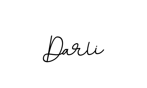 You should practise on your own different ways (BallpointsItalic-DORy9) to write your name (Darli) in signature. don't let someone else do it for you. Darli signature style 11 images and pictures png