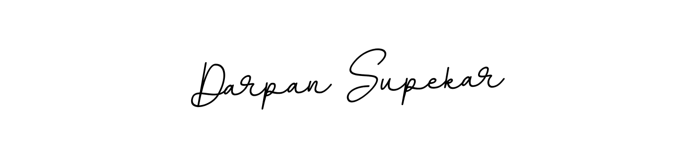 The best way (BallpointsItalic-DORy9) to make a short signature is to pick only two or three words in your name. The name Darpan Supekar include a total of six letters. For converting this name. Darpan Supekar signature style 11 images and pictures png