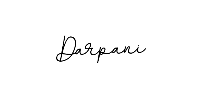 Make a beautiful signature design for name Darpani. With this signature (BallpointsItalic-DORy9) style, you can create a handwritten signature for free. Darpani signature style 11 images and pictures png