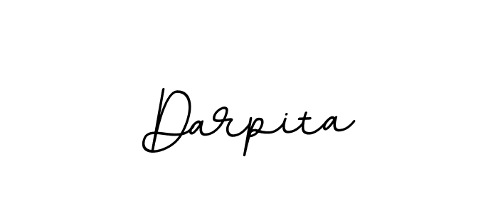 Design your own signature with our free online signature maker. With this signature software, you can create a handwritten (BallpointsItalic-DORy9) signature for name Darpita. Darpita signature style 11 images and pictures png