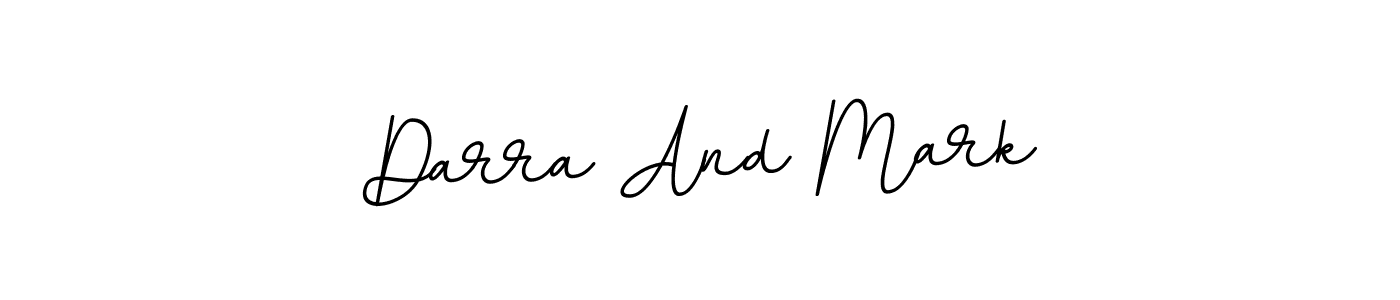 Design your own signature with our free online signature maker. With this signature software, you can create a handwritten (BallpointsItalic-DORy9) signature for name Darra And Mark. Darra And Mark signature style 11 images and pictures png