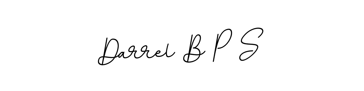 Also we have Darrel B P S name is the best signature style. Create professional handwritten signature collection using BallpointsItalic-DORy9 autograph style. Darrel B P S signature style 11 images and pictures png