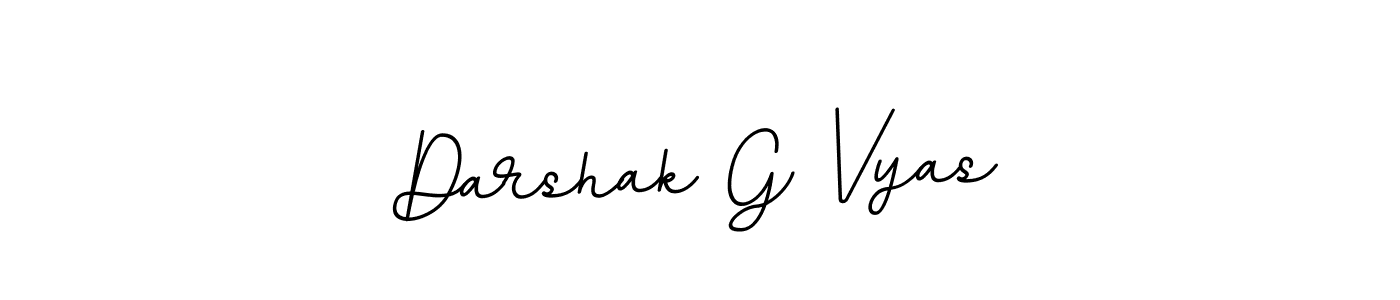 How to make Darshak G Vyas signature? BallpointsItalic-DORy9 is a professional autograph style. Create handwritten signature for Darshak G Vyas name. Darshak G Vyas signature style 11 images and pictures png