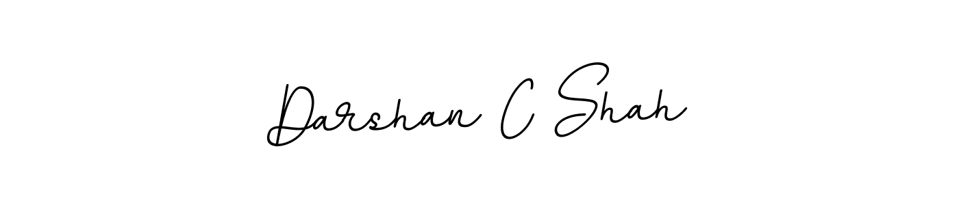 Darshan C Shah stylish signature style. Best Handwritten Sign (BallpointsItalic-DORy9) for my name. Handwritten Signature Collection Ideas for my name Darshan C Shah. Darshan C Shah signature style 11 images and pictures png