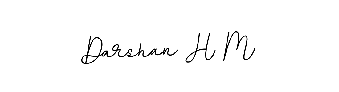 Also we have Darshan H M name is the best signature style. Create professional handwritten signature collection using BallpointsItalic-DORy9 autograph style. Darshan H M signature style 11 images and pictures png