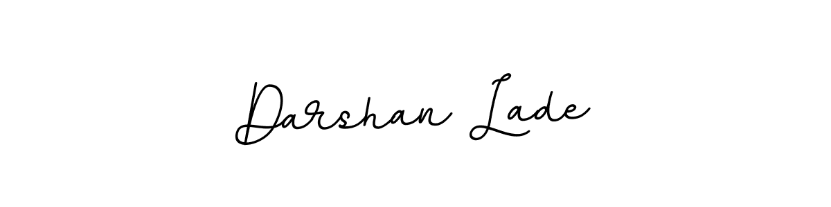 The best way (BallpointsItalic-DORy9) to make a short signature is to pick only two or three words in your name. The name Darshan Lade include a total of six letters. For converting this name. Darshan Lade signature style 11 images and pictures png