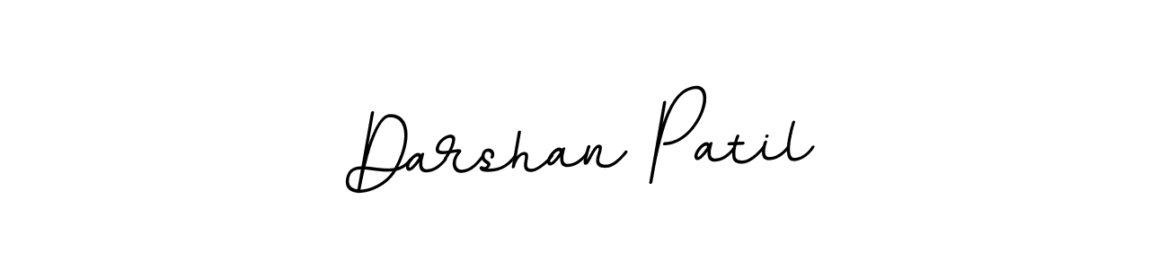 How to make Darshan Patil name signature. Use BallpointsItalic-DORy9 style for creating short signs online. This is the latest handwritten sign. Darshan Patil signature style 11 images and pictures png