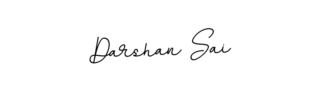 Darshan Sai stylish signature style. Best Handwritten Sign (BallpointsItalic-DORy9) for my name. Handwritten Signature Collection Ideas for my name Darshan Sai. Darshan Sai signature style 11 images and pictures png