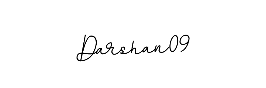 Use a signature maker to create a handwritten signature online. With this signature software, you can design (BallpointsItalic-DORy9) your own signature for name Darshan09. Darshan09 signature style 11 images and pictures png
