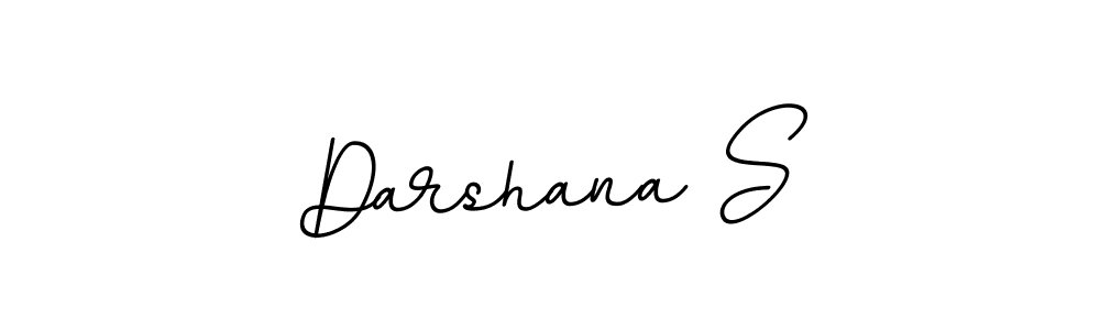 The best way (BallpointsItalic-DORy9) to make a short signature is to pick only two or three words in your name. The name Darshana S include a total of six letters. For converting this name. Darshana S signature style 11 images and pictures png