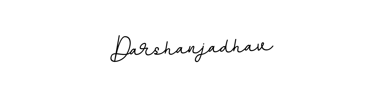 Make a beautiful signature design for name Darshanjadhav. With this signature (BallpointsItalic-DORy9) style, you can create a handwritten signature for free. Darshanjadhav signature style 11 images and pictures png