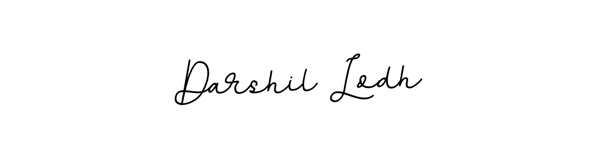 Design your own signature with our free online signature maker. With this signature software, you can create a handwritten (BallpointsItalic-DORy9) signature for name Darshil Lodh. Darshil Lodh signature style 11 images and pictures png