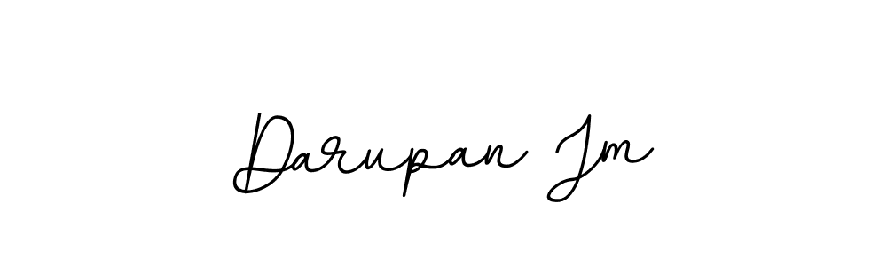 Use a signature maker to create a handwritten signature online. With this signature software, you can design (BallpointsItalic-DORy9) your own signature for name Darupan Jm. Darupan Jm signature style 11 images and pictures png