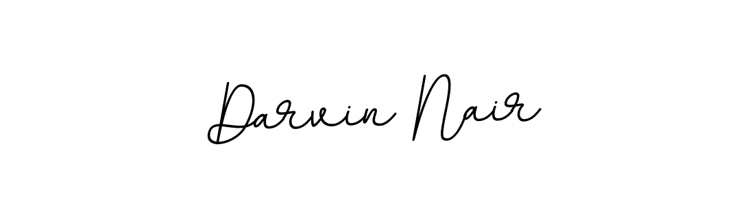 Make a beautiful signature design for name Darvin Nair. With this signature (BallpointsItalic-DORy9) style, you can create a handwritten signature for free. Darvin Nair signature style 11 images and pictures png