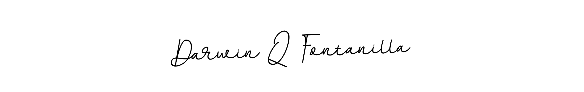 It looks lik you need a new signature style for name Darwin Q Fontanilla. Design unique handwritten (BallpointsItalic-DORy9) signature with our free signature maker in just a few clicks. Darwin Q Fontanilla signature style 11 images and pictures png