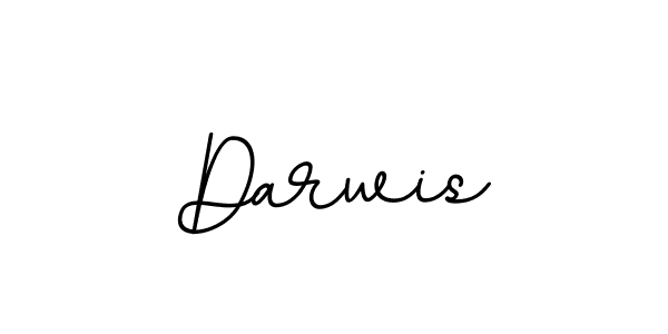 Design your own signature with our free online signature maker. With this signature software, you can create a handwritten (BallpointsItalic-DORy9) signature for name Darwis. Darwis signature style 11 images and pictures png
