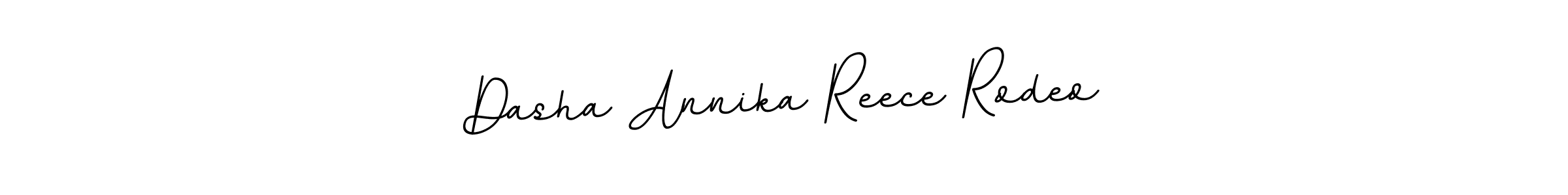 How to make Dasha Annika Reece Rodeo name signature. Use BallpointsItalic-DORy9 style for creating short signs online. This is the latest handwritten sign. Dasha Annika Reece Rodeo signature style 11 images and pictures png