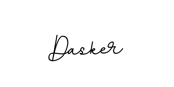 Use a signature maker to create a handwritten signature online. With this signature software, you can design (BallpointsItalic-DORy9) your own signature for name Dasker. Dasker signature style 11 images and pictures png
